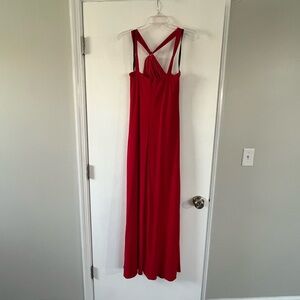 Formal red dress